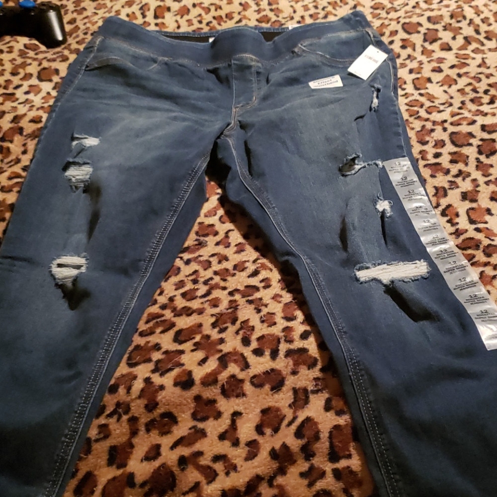 Old Navy Rockstar skinny jeggings size 12 jeans